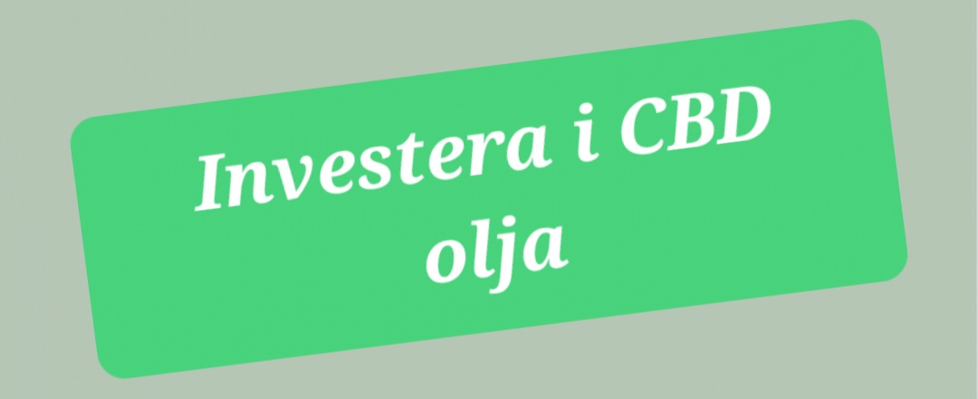 Investera i CBD olja