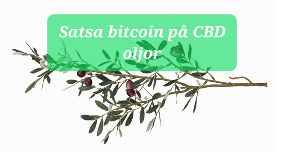 Köpa CBD olja online med bitcoin